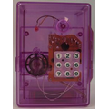 4-1/2"x3-1/4"x4-3/4" Purple Electronic Safe Bank